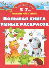 Большая книга умных раскрасок. 5-7 лет, Новиковская О.А., 0000